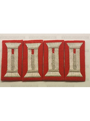 Replica of Artillery Officer Waffenrock Cuff Tabs(2 Pairs) (Other Insignia) for Sale (by ww2onlineshop.com)